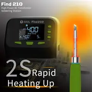 2UUL FD01 FIND210 High-Power AC Transformer Soldering Station With C210 Handle And Soldering Tips For PCB Board Welding Rework 841