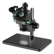 2uul MicroScope MC7060-A1 7-60X Synchronous Zoom Trinocular Microscope for PCB Micro-Work 856
