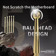 2uul SC96 Gold Plated FPC Connector Reballing Solder Bar (without Handle) - 5Pcs 853