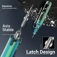 2uul SD11 Espresso Electric Screwdriver Set Designed for Phone Repair 842