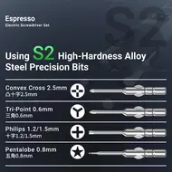 2uul SD11 Espresso Electric Screwdriver Set Designed for Phone Repair 842