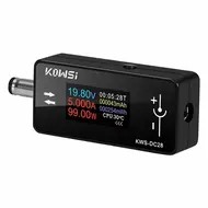KWS-DC28 Interface Tester 4-30V 12A Voltage Current Tester Digital Voltmeter Ammeter 0.96 Inch TFT Color Screen Power Meter 878