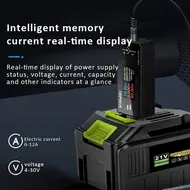 KWS-DC28 Interface Tester 4-30V 12A Voltage Current Tester Digital Voltmeter Ammeter 0.96 Inch TFT Color Screen Power Meter 878