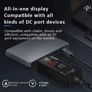 KWS-DC28 Interface Tester 4-30V 12A Voltage Current Tester Digital Voltmeter Ammeter 0.96 Inch TFT Color Screen Power Meter 878