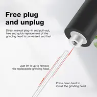 LB Tool T18 Electric Grinding Pen Versatile for Precision DIY Tasks for polish grind cutting engraving Precision repair tool 883