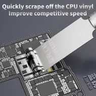 LANRUI 007 Cold Blade CPU Scraper for Mobile Phone Repair Glue Removal CPU Delamination Glue Cutting Chip Prying Scraper Tool - 10Pcs 880