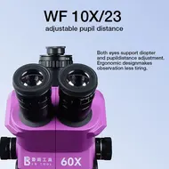 LuBan LB-6560 Microscope Professional Wet-Eye Stereo Continuous Trinocular Microscope Mobile Phone PCB Magnify Repair Tools 886