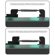 Luowei LW-AP04 Aviation Tempered Glass Fixture For iPhone Android Mobile Phone Motherboards Chip BGA Desoldering Holder 887