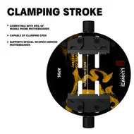 LUOWEI LW-AP05 Heat-Insulating Ring-Shaped Tempered Glass Motherboard Fixture Precise and Firm Clamping Mobile Phone Repair 888