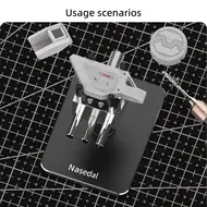 MAZHA T0010 2 in 1 Mini Portable Table Vise Compact Adjustable Clamp for Modeling Hobby DIY Precision Tool Accessories 897