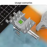 MAZHA T0010 2 in 1 Mini Portable Table Vise Compact Adjustable Clamp for Modeling Hobby DIY Precision Tool Accessories 897