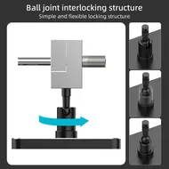 MAZHA T0010 2 in 1 Mini Portable Table Vise Compact Adjustable Clamp for Modeling Hobby DIY Precision Tool Accessories 897