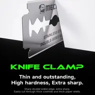 MECHANIC Mag Pro All Metal Magnetic Knife Holder with Extra Blades for Glass Film Leather Cutting Strong Grip Repair Tools 903