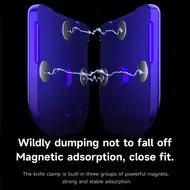 MECHANIC Mag Pro All Metal Magnetic Knife Holder with Extra Blades for Glass Film Leather Cutting Strong Grip Repair Tools 903