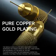 Mechanic SW-5S FPC Connector Gold Plated Tin Dragging Needle Set with 5Pcs Bars 910