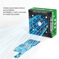 Mijing Aeolus X1 Rechargeable 3-in-1 UV Curing / Smoke Exhaust / Cooling Fan for PCB Repair 911