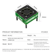 Mijing Aeolus X1 Rechargeable 3-in-1 UV Curing / Smoke Exhaust / Cooling Fan for PCB Repair 911