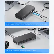 Orico DKA19 19-in-1 5Gbps Type-C HDMI VGA RJ45 SD/TF Headphone Desktop Docking Station 914