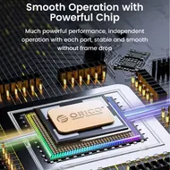 Orico DKA19 19-in-1 5Gbps Type-C HDMI VGA RJ45 SD/TF Headphone Desktop Docking Station 914