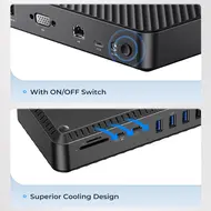 Orico DKA20 20-in-1 10Gbps Type-C HDMI VGA RJ45 SD/TF Headphone Desktop Docking Station 915