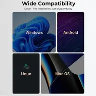 Orico DKA20 20-in-1 10Gbps Type-C HDMI VGA RJ45 SD/TF Headphone Desktop Docking Station 915