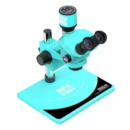 ​RF4 RF7050Pro-2KC8 7-50X Synchronous Zoom Trinocular Stereo Microscope with Big Base & 2K HD Camera 830