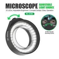 Relife RL-033E 32 LEDs Adjustable Brightness Microscope Light Source 866