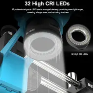 Relife RL-033E 32 LEDs Adjustable Brightness Microscope Light Source 866