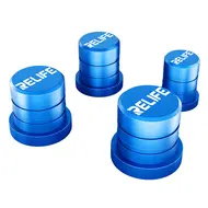 Relife RL-099 4-IN-1 Multi-Size Magnetic Blue Light Diamond Protective Cover Set for Camera Lens Disassembly Repair 868