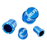 Relife RL-099 4-IN-1 Multi-Size Magnetic Blue Light Diamond Protective Cover Set for Camera Lens Disassembly Repair 868