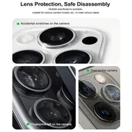 Relife RL-099 4-IN-1 Multi-Size Magnetic Blue Light Diamond Protective Cover Set for Camera Lens Disassembly Repair 868