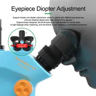 RELIFE RL-M5T-B11 0.7-5.0 Continuous Zoom Trinocular HD Microscope with Large Base Design Phone PCB Electronic Repair Microscope 835