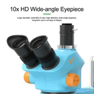 RELIFE RL-M5T-B11 0.7-5.0 Continuous Zoom Trinocular HD Microscope with Large Base Design Phone PCB Electronic Repair Microscope 835