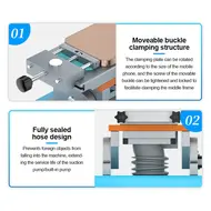 ​SUNSHINE S-918F Plus Separator Curved Screen Separation Multi-function 5 in 1, 45° Left And Right Tilt and 360° Rotation 803