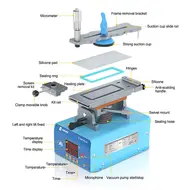 ​SUNSHINE S-918F Plus Separator Curved Screen Separation Multi-function 5 in 1, 45° Left And Right Tilt and 360° Rotation 803