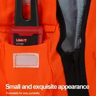 ​UNI-T UT256 60A AC/DC Fork Meter/True RMS Auto-Range Digital Clamp Ammeter/Electrical Universal Meter 805