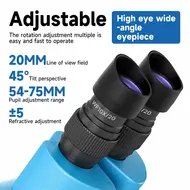 Xinzhizao X3 Max 7-45X Synchronous Zoom Trinocular Stereo Microscope with Aluminum Alloy Base Mobile Phone, and Computer Repair 806