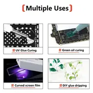 YCS 3W Portable UV Green Oil Fast Curing Lamp Built-in Battery 852