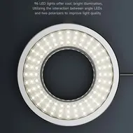 iFixes iL37 Microscope Polarized LED Ring Light for Remover Glare Restoring Colors 829