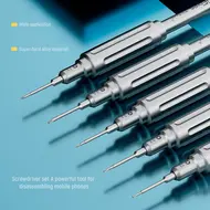 iFixes mobile phone repair precision screwdriver set 5PCS alloy material magnetic adsorption non-slip design to reduce noise 870