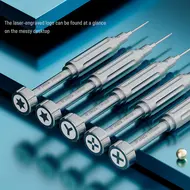iFixes mobile phone repair precision screwdriver set 5PCS alloy material magnetic adsorption non-slip design to reduce noise 870