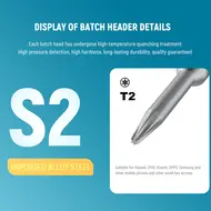 iFixes mobile phone repair precision screwdriver set 5PCS alloy material magnetic adsorption non-slip design to reduce noise 870