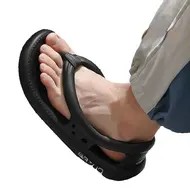 Flip Flops Mens Thong Sandals Summer 2025 New Female Shoes Thick Bottom EVA Non-slip Slide Slippers Outdoor Indoor Couples Shoes 946