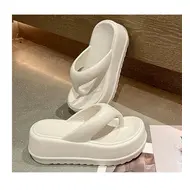 ​Wedges Slippers Women Summer High Heels Flip Flops Fashion Clip Toe Flat Sandals Thick Platform Indoor Beach Shoes Woman Slides 966