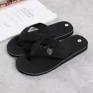 Summer Slippers Men Flip Flops Beach Sandals Non-Slip Casual Flat Shoes 2023 Slippers Indoor House Shoes For Men Outdoor Slides 963