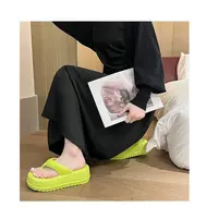 ​Wedges Slippers Women Summer High Heels Flip Flops Fashion Clip Toe Flat Sandals Thick Platform Indoor Beach Shoes Woman Slides 966