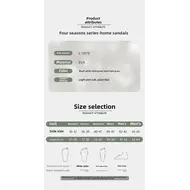 Summer Bathroom Anti-slip Slippers Women's Home Casual Shoes Beach Sandals Outdoor Flip Flops Men's Soft Bottom EVA Slipper 936