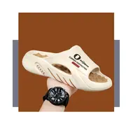 2025 New Men Massage Slippers Slides Indoor Outdoor Sandals Beach Casual Shoes Comfortable Sole Men's Slippers Big Size 38-47 951