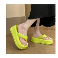 ​Wedges Slippers Women Summer High Heels Flip Flops Fashion Clip Toe Flat Sandals Thick Platform Indoor Beach Shoes Woman Slides 966