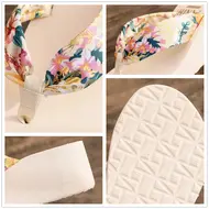 2025 Fashion Women Flip Flops Summer Beach Platform Slippers Casual Outside Wedges Sandals Summer Women Shoes 923